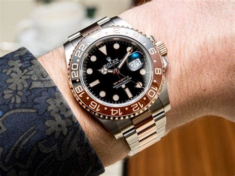 rolex gmt two tone gold|root beer rolex 2022.